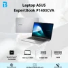 Máy tính xách tay ASUS P1403CVA i5-13420H/ 16GD5/ 512G-SSD/ TPM/ 14.0FHD/ FP/ WF6/ BT5/ 3C63W Hr/ W11H/ Office/ 2Y-OSS/XÁM Laptop ASUS ExpertBook P1403CVA i5-13420H