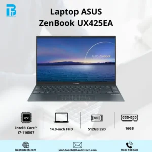 Laptop ASUS ZenBook UX425EA i7-1165G7 LAN