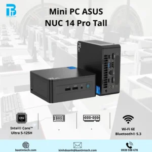PC Mini Asus NUC 14 Pro Tall NUC14RVH Ultra 5 125H RNUC14RVHU500000I