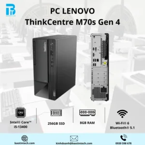 PC Lenovo ThinkCentre M70s Gen 4 I5- 13400/ 8GB/ 256GB SSD/ 12DN000GVA