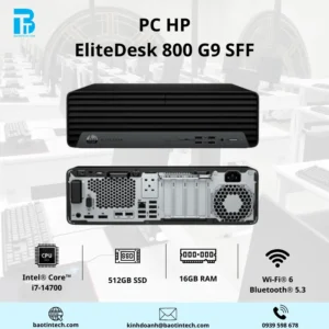 PC HP EliteDesk 800 G9 Small Form Factor 7-14700/16GB /512GB SSD/Win 11 PRO/3y / AW1F6PT