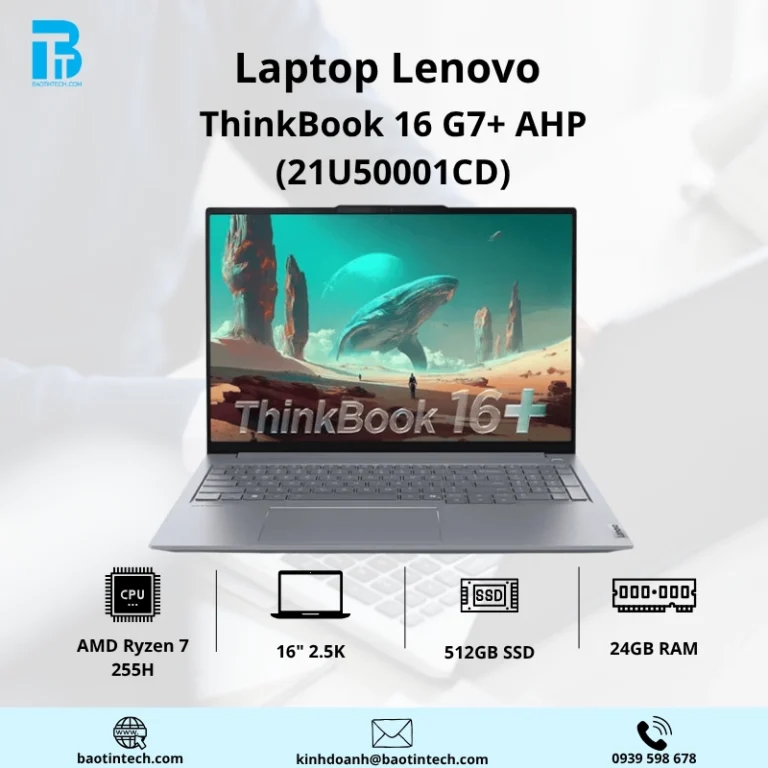 Laptop Lenovo ThinkBook 16 G7+ AHP (21U50001CD)