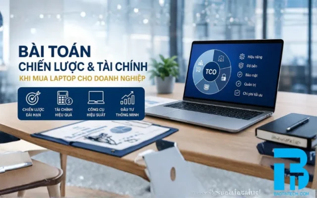 Bài Toán Chiến Lược & Tài Chính khi mua laptop cho doanh nghiệp
