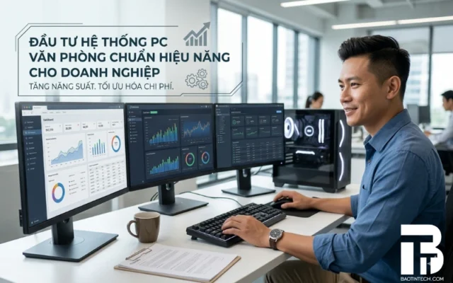 Đầu tư hệ thống PC văn phòng chuẩn hiệu năng cho doanh nghiệp