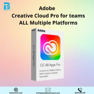 Creative Cloud Pro for teams ALL Multiple Platforms