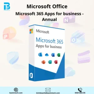 MICROSOFT 365 APPS FOR BUSINESS - ANNUAL - 12 THÁNG