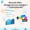 MICROSOFT 365 BUSINESS STANDARD AND MICROSOFT 365 COPILOT BUSINESS - ANNUAL - 12 THÁNG microsoft 365 business standard copilot 1