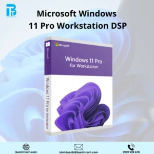 MICROSOFT WINDOWS 11 PRO FOR WORKSTATION 64BIT ENG INTL 1PK DSP OEI DVD (HZV-00101)