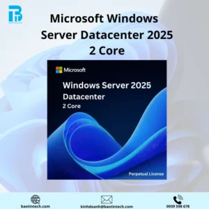 MICROSOFT WINDOWS SERVER 2025 DATACENTER - 2 CORE