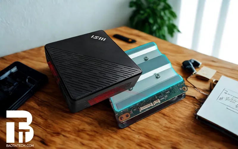 Mini PC MSI Cubi N ADL Cubi N ADL thiết kế không quạt