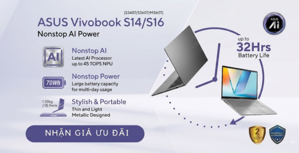 Banner Laptop ASUS Vivobook Mobile 1