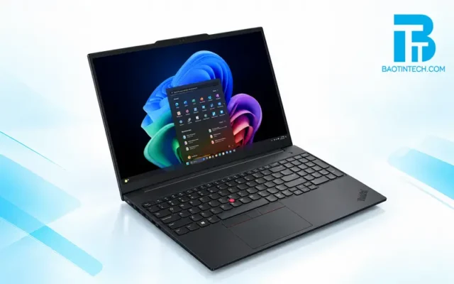 Laptop Lenovo ThinkPad góc nhìn nghiêng mỏng nhẹ tối ưu công việc văn phòng