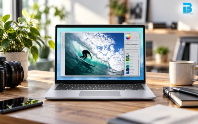 Laptop Dell 14 làm đồ họa chỉnh sửa ảnh sắc nét mượt mà