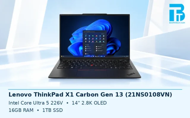 Laptop Lenovo ThinkPad X1 Carbon Gen 13 cao cấp cho doanh nhân