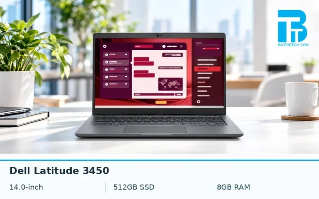 Laptop Dell Latitude 3450 chính hãng cho văn phòng và doanh nghiệp