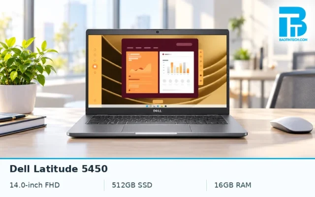 Laptop Dell Latitude 5450 hiệu năng cao cho công việc chuyên nghiệp