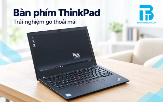 Trải nghiệm gõ bàn phím laptop Lenovo ThinkPad cho công việc văn phòng