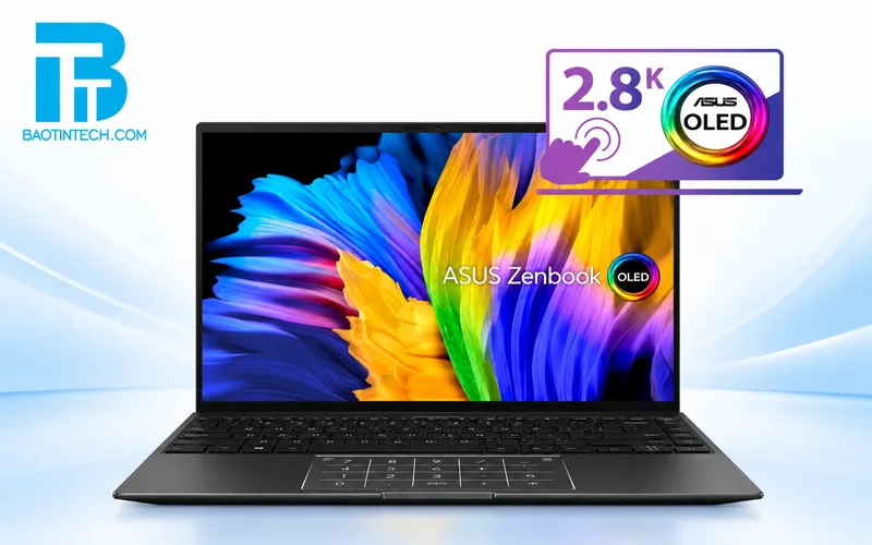 Laptop ASUS Zenbook màn hình OLED mỏng nhẹ màu sắc sống động