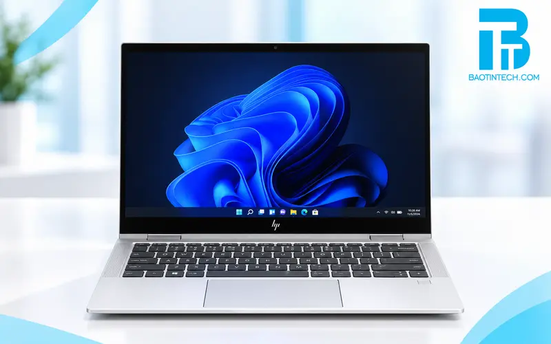 Laptop HP cao cấp có màn hình viền mỏng hiện đại