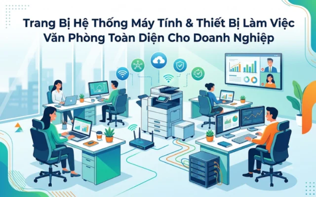 Trang Bị Hệ Thống Máy Tính & Thiết Bị Làm Việc Văn Phòng Toàn Diện Cho Doanh Nghiệp