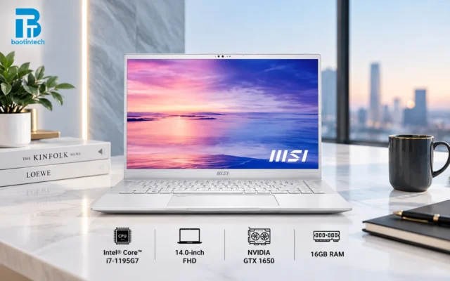 Laptop MSI Prestige mỏng nhẹ cao cấp cho doanh nhân