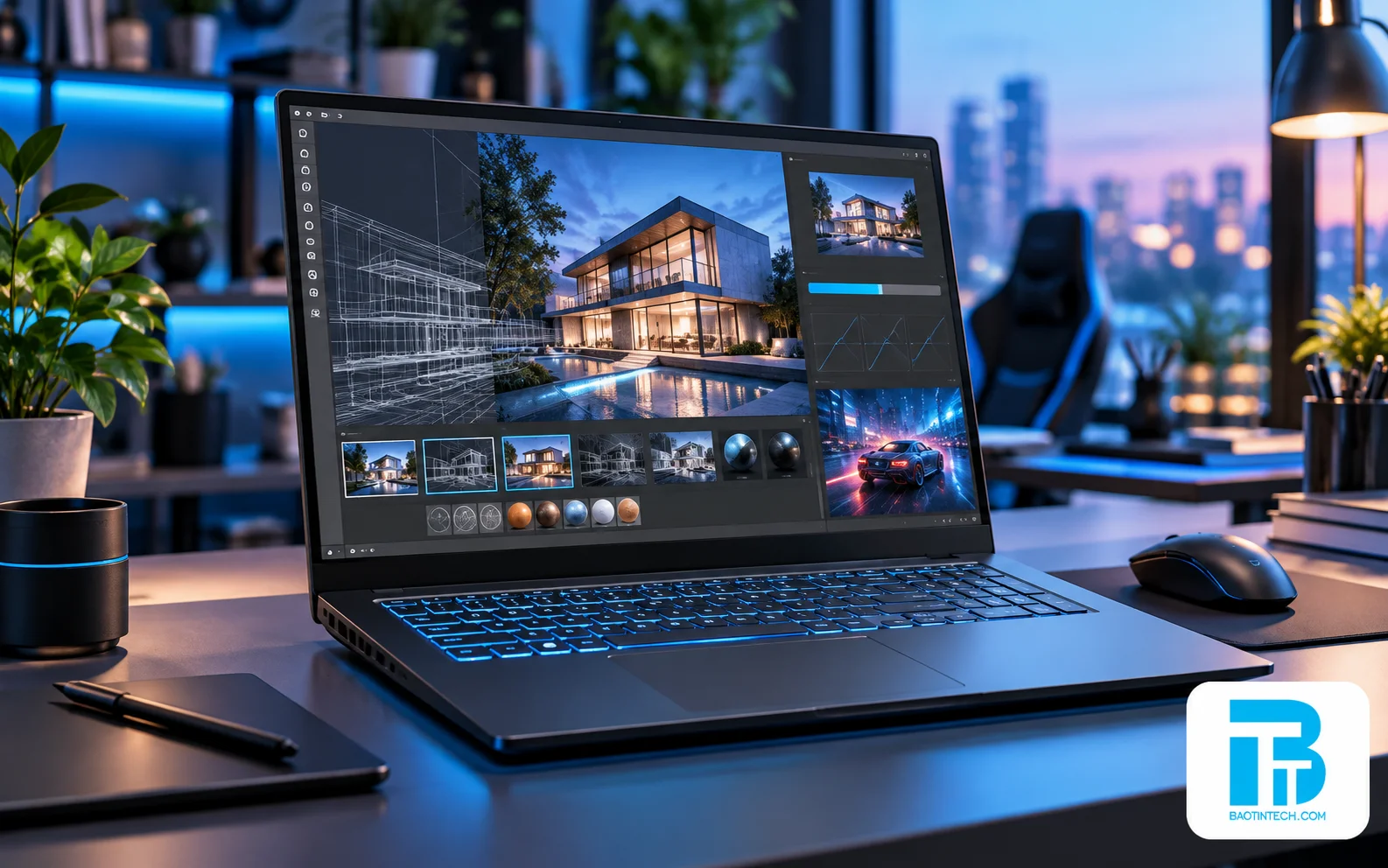 So sánh laptop gaming creator và mobile workstation