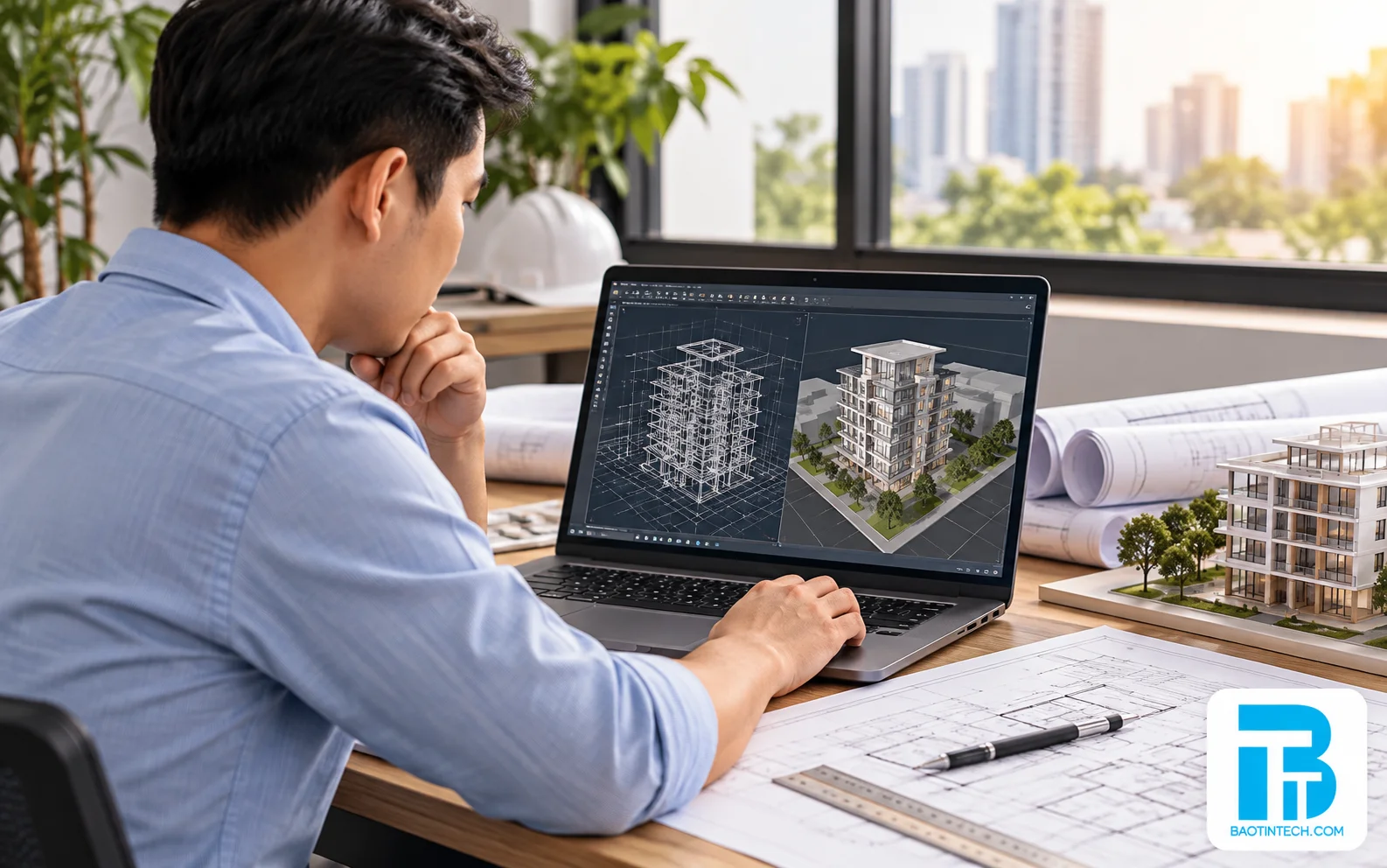 Laptop cho kiến trúc sư và sinh viên kỹ thuật CAD BIM