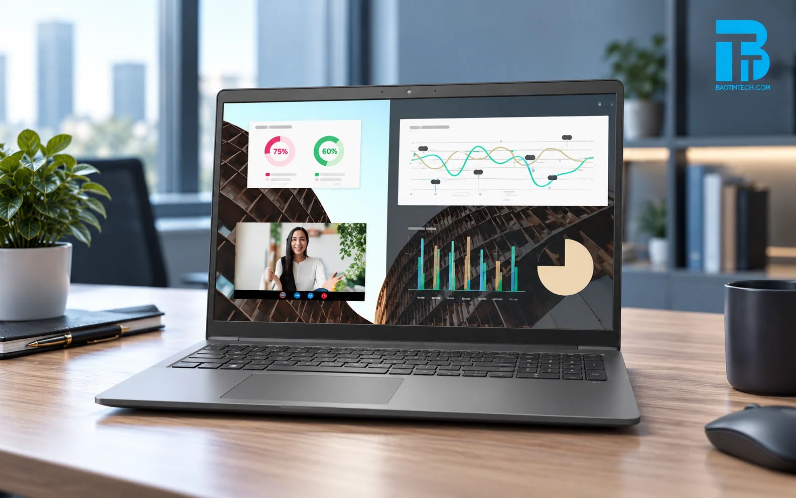 Bộ ảnh Laptop Dell với nhiều góc nhìn thiết kế