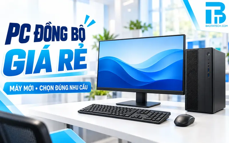 PC đồng bộ văn phòng giá rẻ Bảo Tín Tech