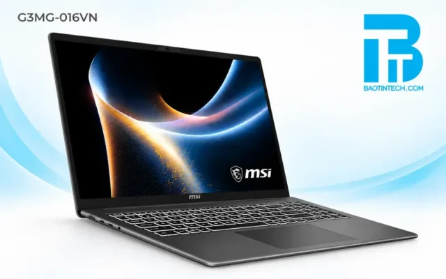 Laptop MSI Modern 16S G3MG (016VN) mỏng nhẹ màu bạc