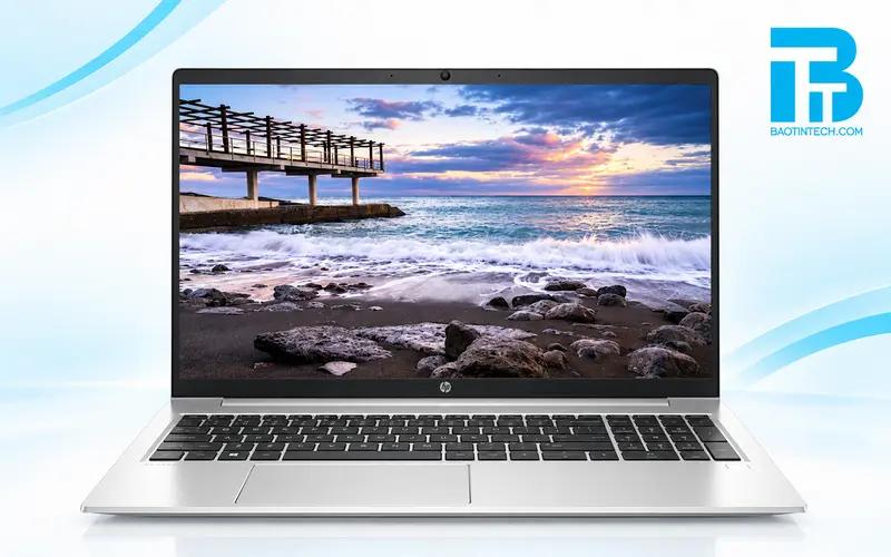 Laptop HP ProBook mặt trước thiết kế hiện đại gọn gàng