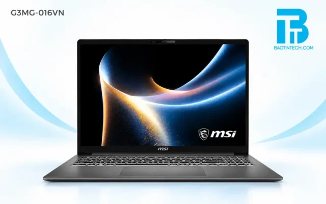 Laptop MSI Modern 16S G3MG (016VN) mặt trước chính diện