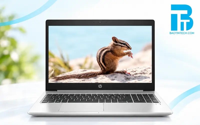 Laptop HP ProBook hiển thị nội dung công việc sắc nét