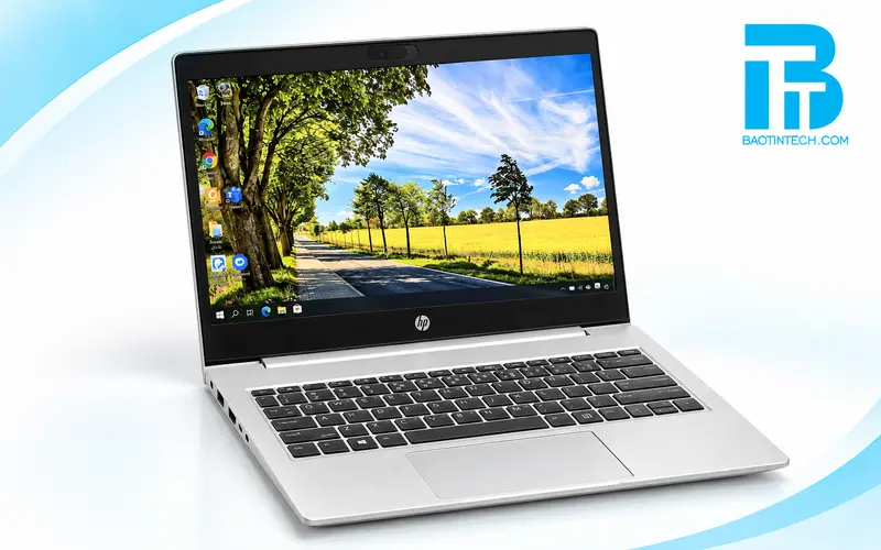 Laptop HP ProBook cận cảnh đường nét hoàn thiện
