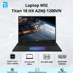 Laptop MSI Titan 18 HX A2WJ-1200VN