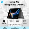 Laptop MSI Prestige 14 Flip AI+ D3MTG-021VN thiết kế gập xoay linh hoạt
